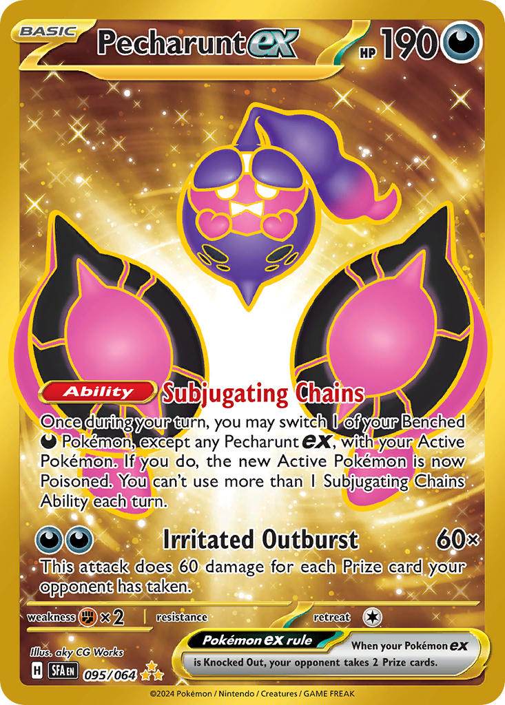 Pecharunt ex 95/64 Gold Hyper Rare ex - MissingNo.