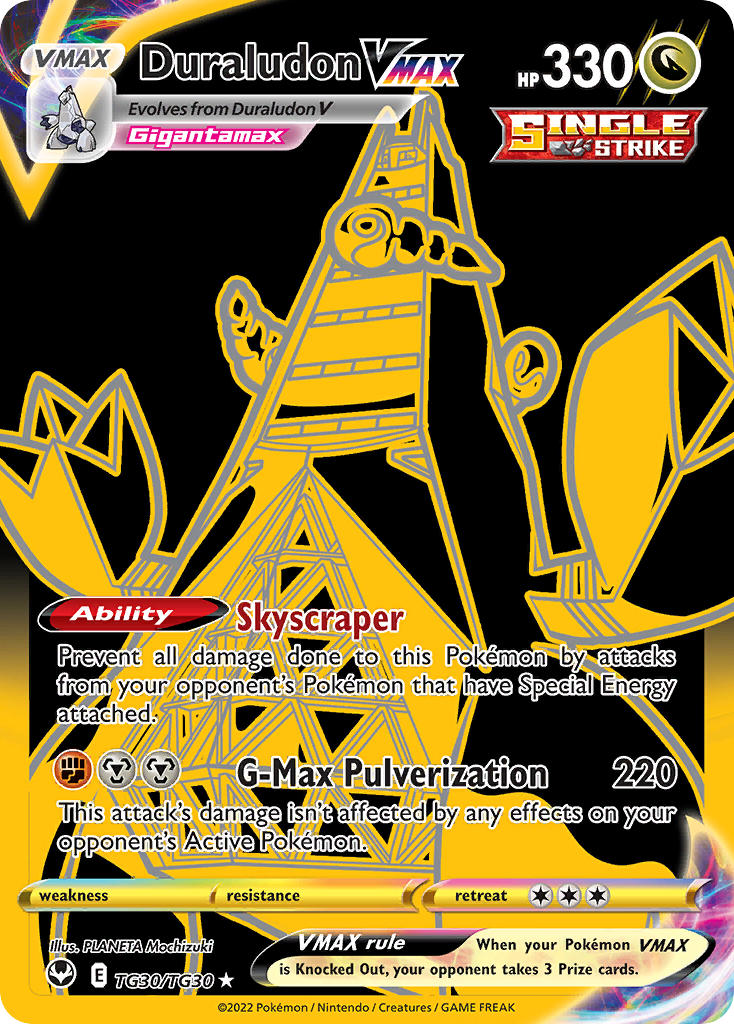 Duraludon VMAX TG30/TG30 Gold Secret Rare VMAX - MissingNo.