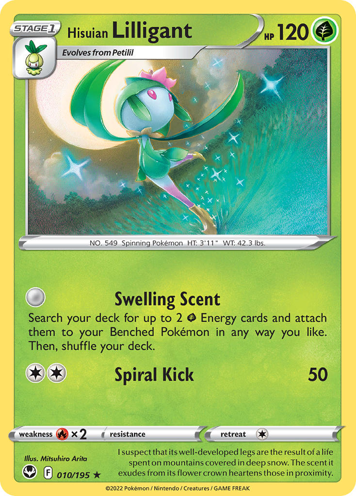 Hisuian Lilligant 10/195 Non-Holo Rare