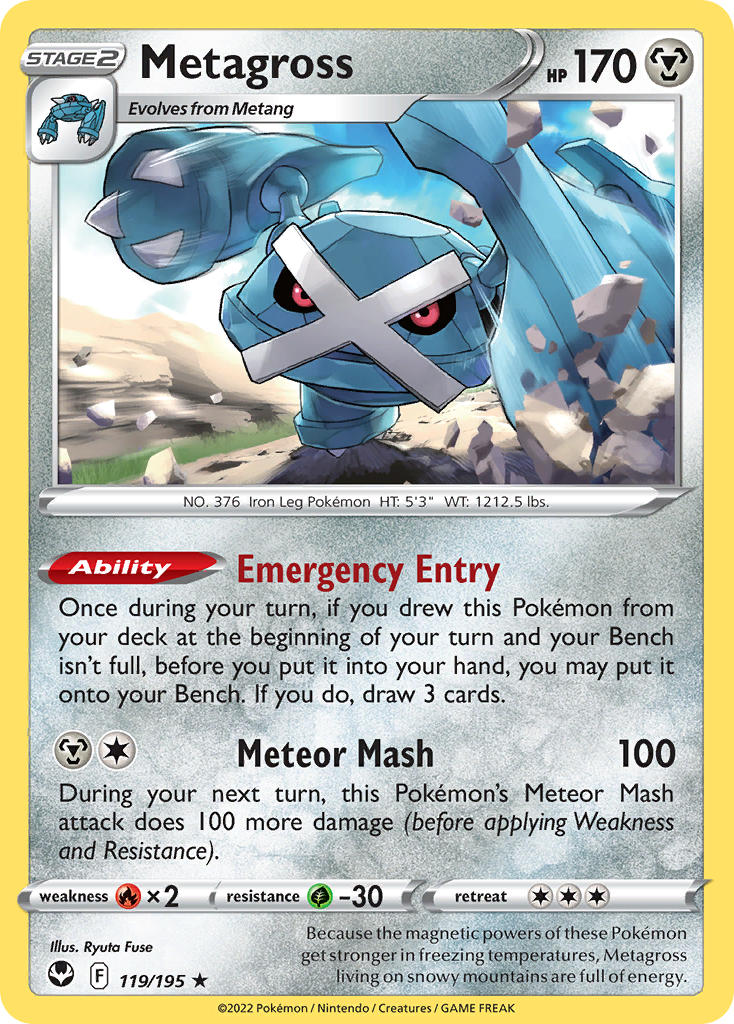 Metagross 119/195 Reverse Rare