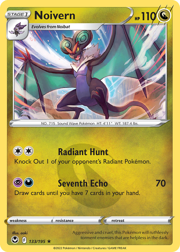 Noivern 133/195 Non-Holo Rare