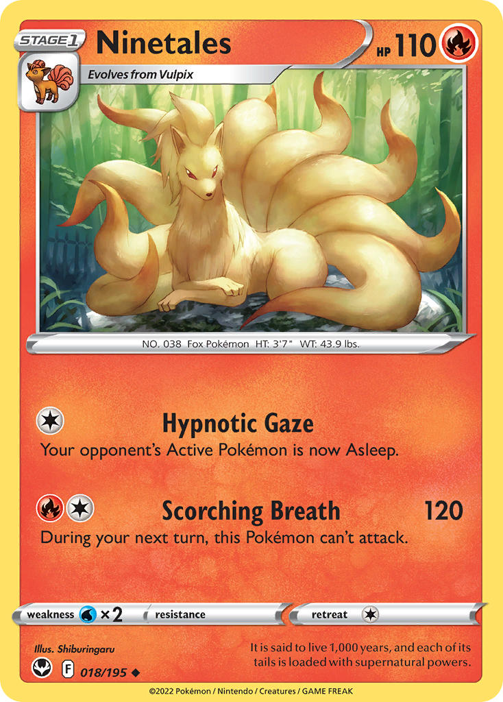 Ninetales 18/195 Reverse Uncommon