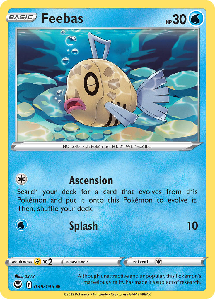 Feebas 39/195 Reverse Common