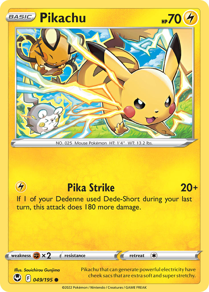 Pikachu 49/195 Reverse Common