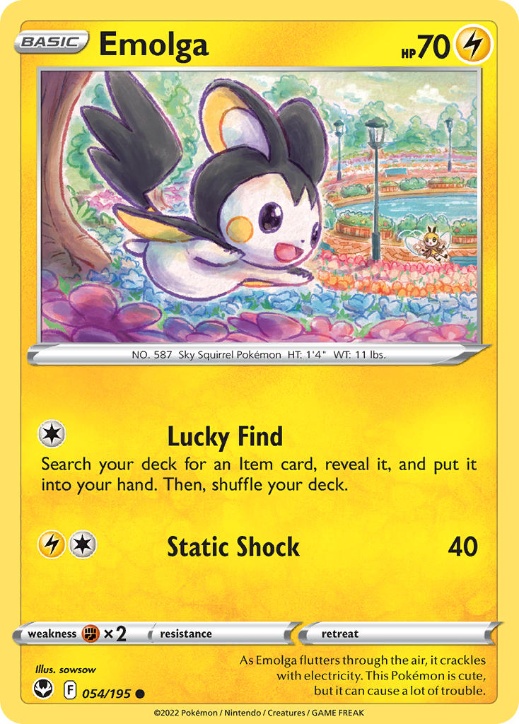 Emolga 54/195 Reverse Common