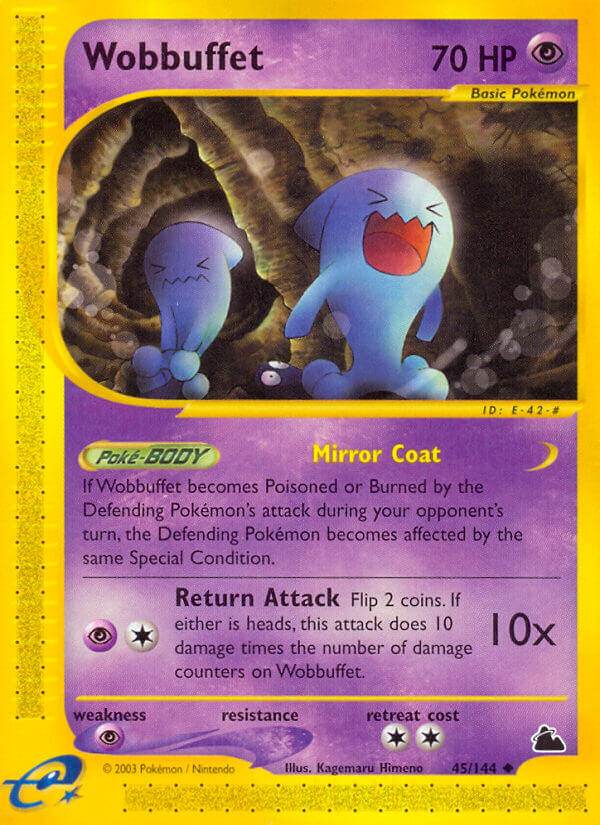 Wobbuffet 45/144 Reverse Uncommon - MissingNo.