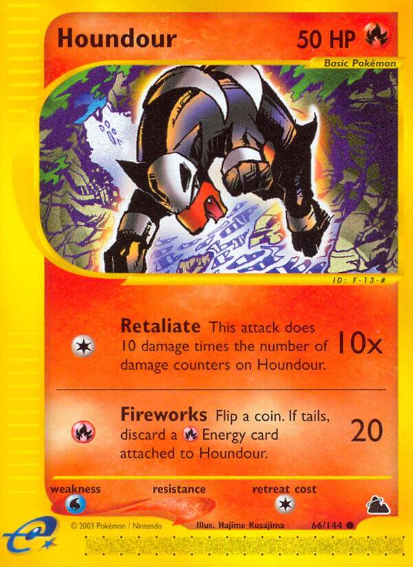 Houndour 66/144 Common - MissingNo.
