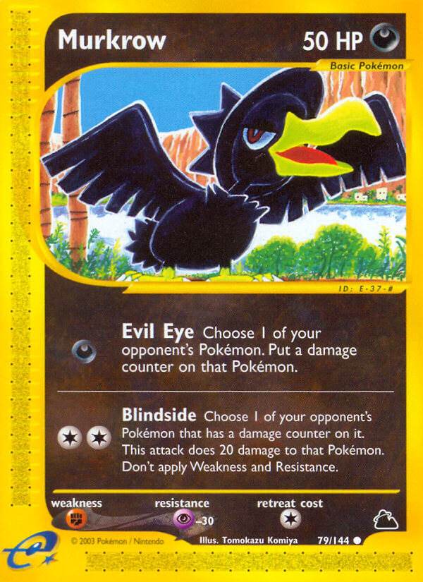 Murkrow 79/144 Reverse Common - MissingNo.