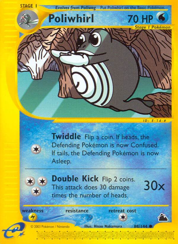 Poliwhirl 88/144 Common - MissingNo.