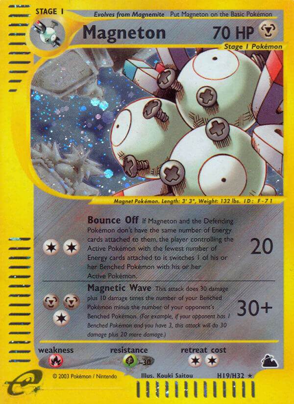 Magneton H19/H32 Holo Rare - MissingNo.