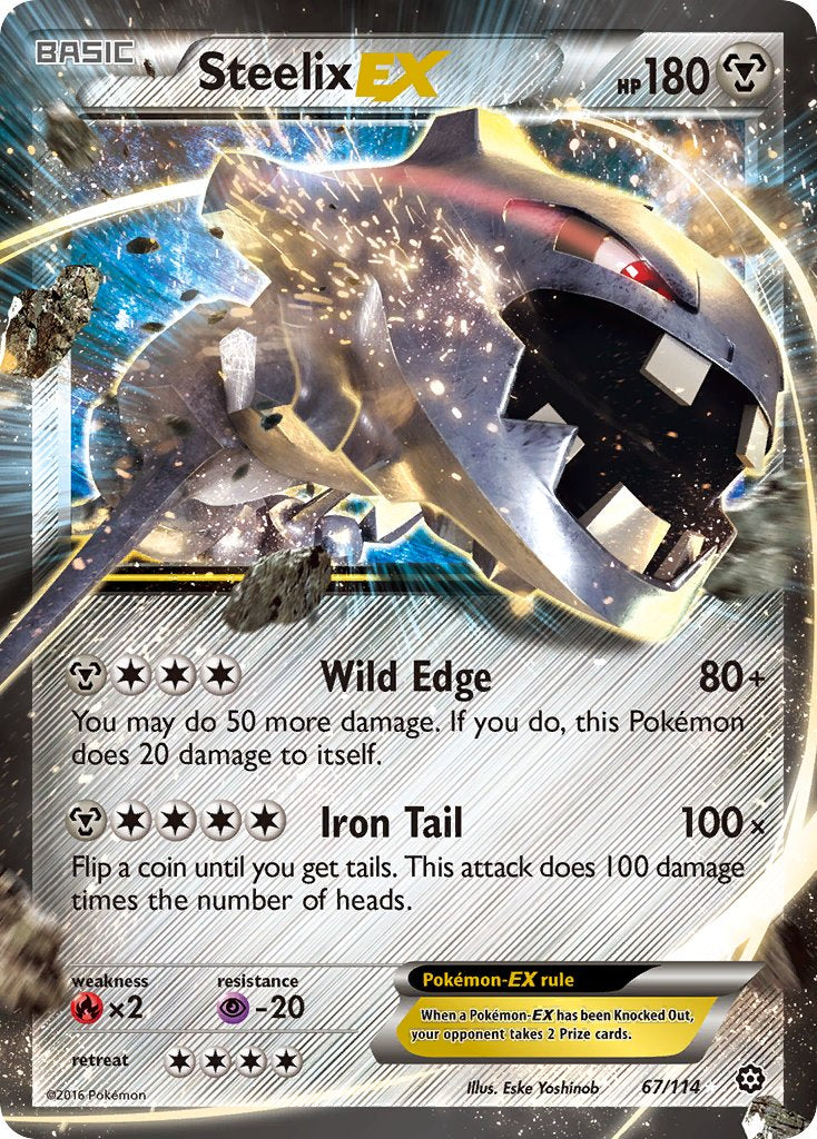 Steelix EX 67/114 Holo Rare EX - MissingNo.