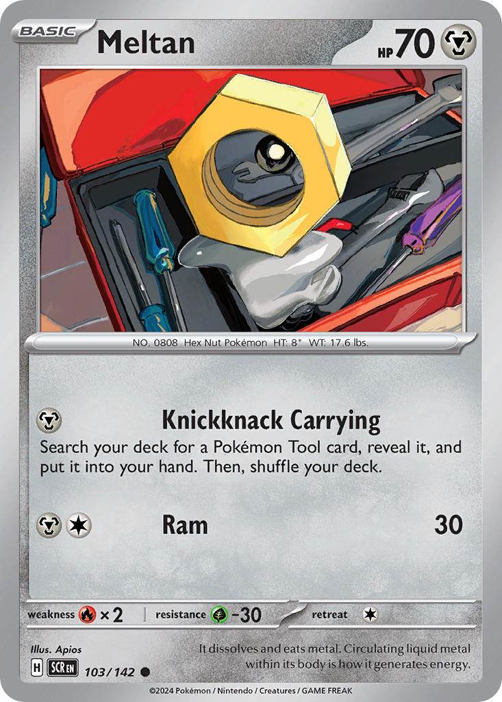 Meltan 103/142 Reverse Common - MissingNo.
