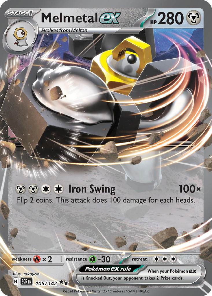 Melmetal ex 105/142 Double Rare ex - MissingNo.