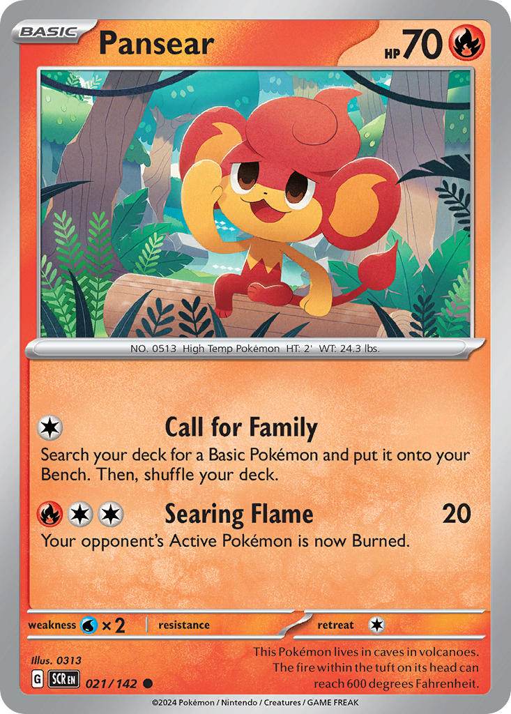 Pansear 21/142 Reverse Common - MissingNo.