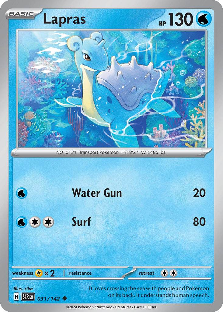 Lapras 31/142 7-Eleven Stamp Gift with Purchase Exclusive (Malaysia/Singapore/Philippines) - MissingNo.