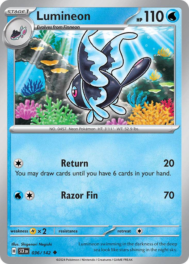 Lumineon 36/142 Reverse Uncommon - MissingNo.