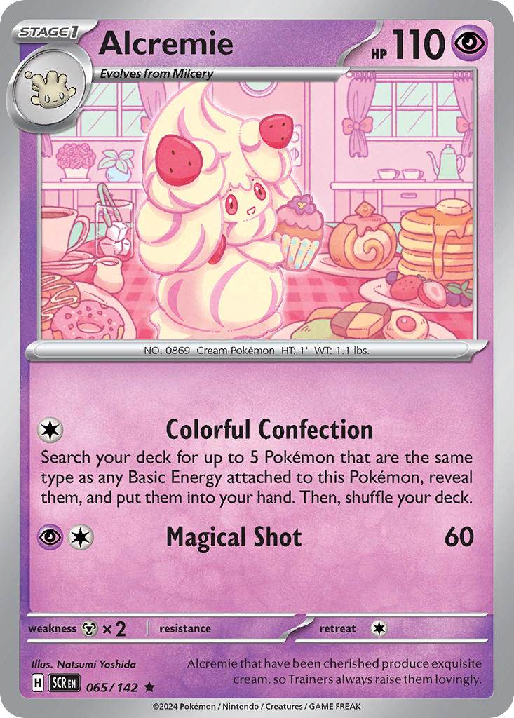 Alcremie 65/142 Holo Rare - MissingNo.