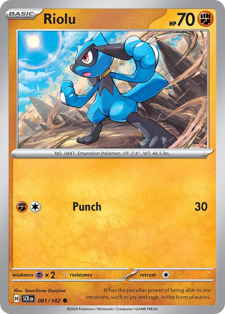 Riolu 81/142 Reverse Common - MissingNo.