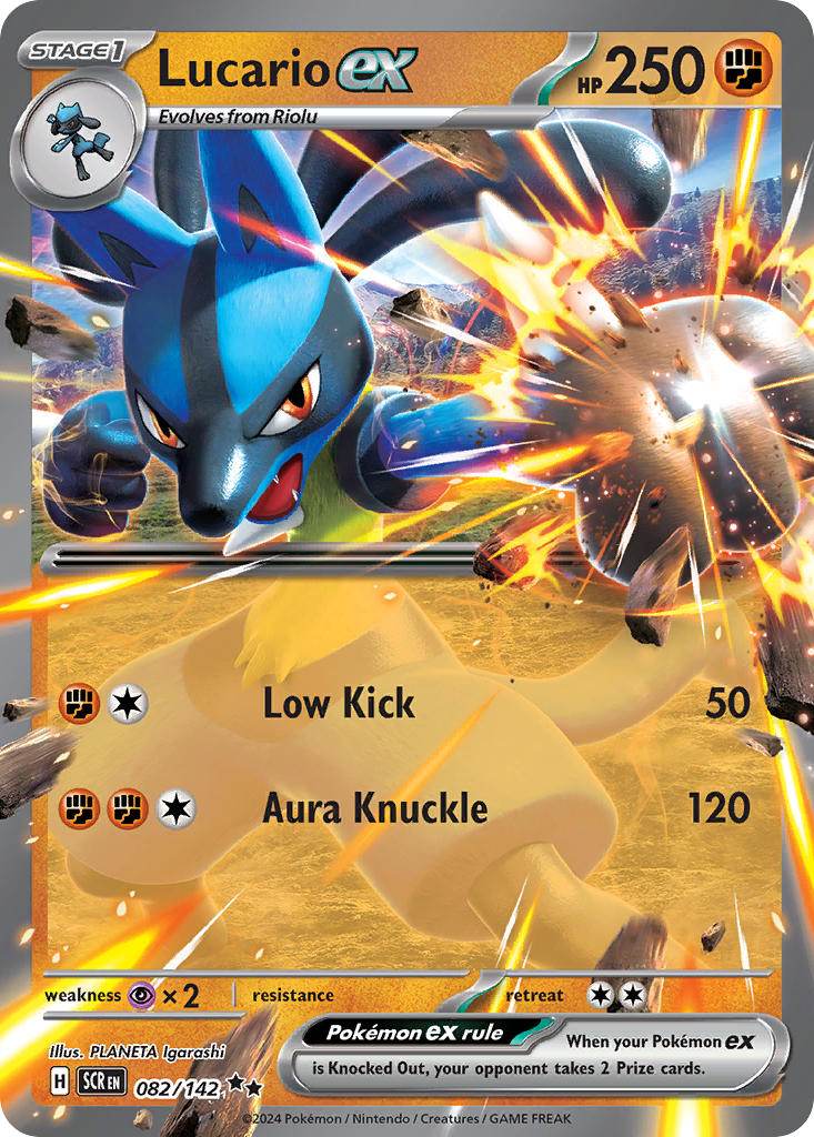 Lucario ex 82/142 Double Rare ex - MissingNo.
