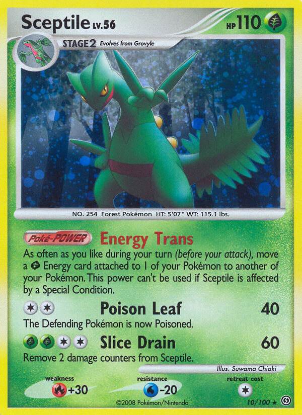Sceptile 10/100 Holo Rare - MissingNo.