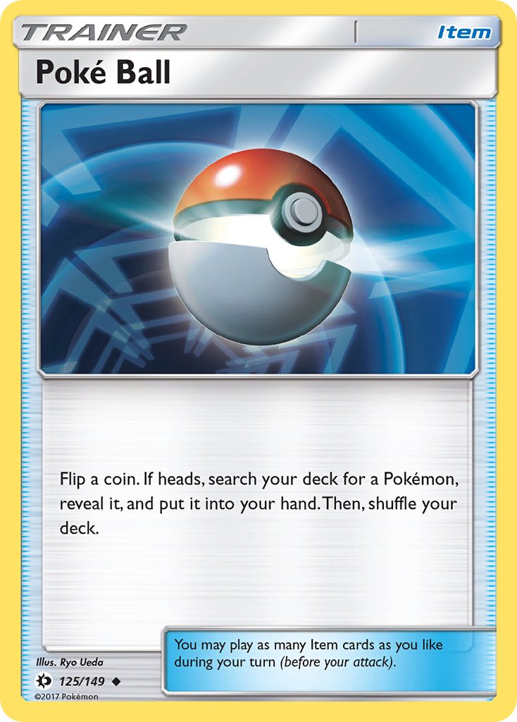 Poké Ball 125/149 Reverse Uncommon - MissingNo.
