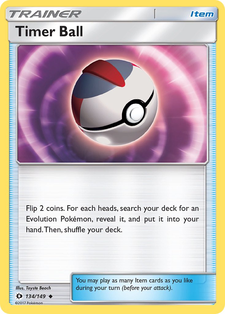 Timer Ball 134/149 Uncommon - MissingNo.