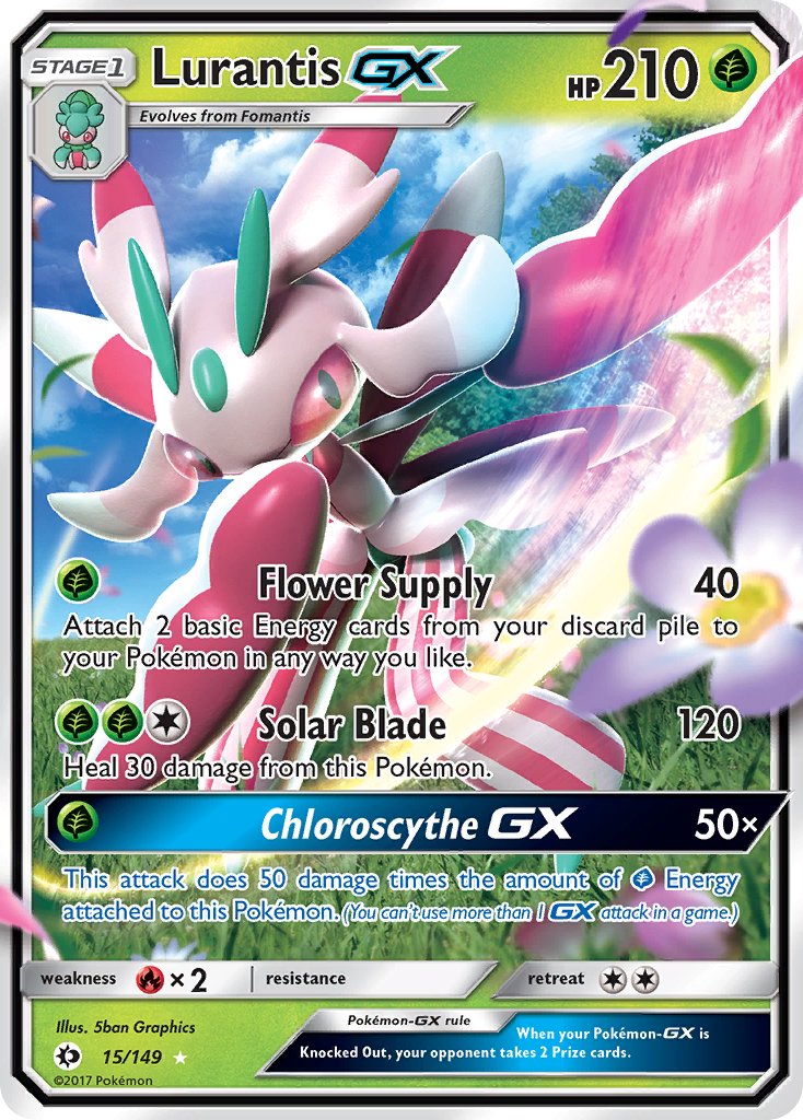 Lurantis GX 15/149 Holo Rare GX - MissingNo.