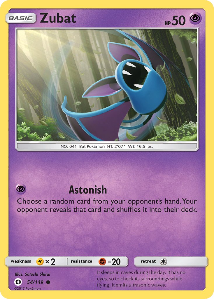 Zubat 54/149 Reverse Common - MissingNo.