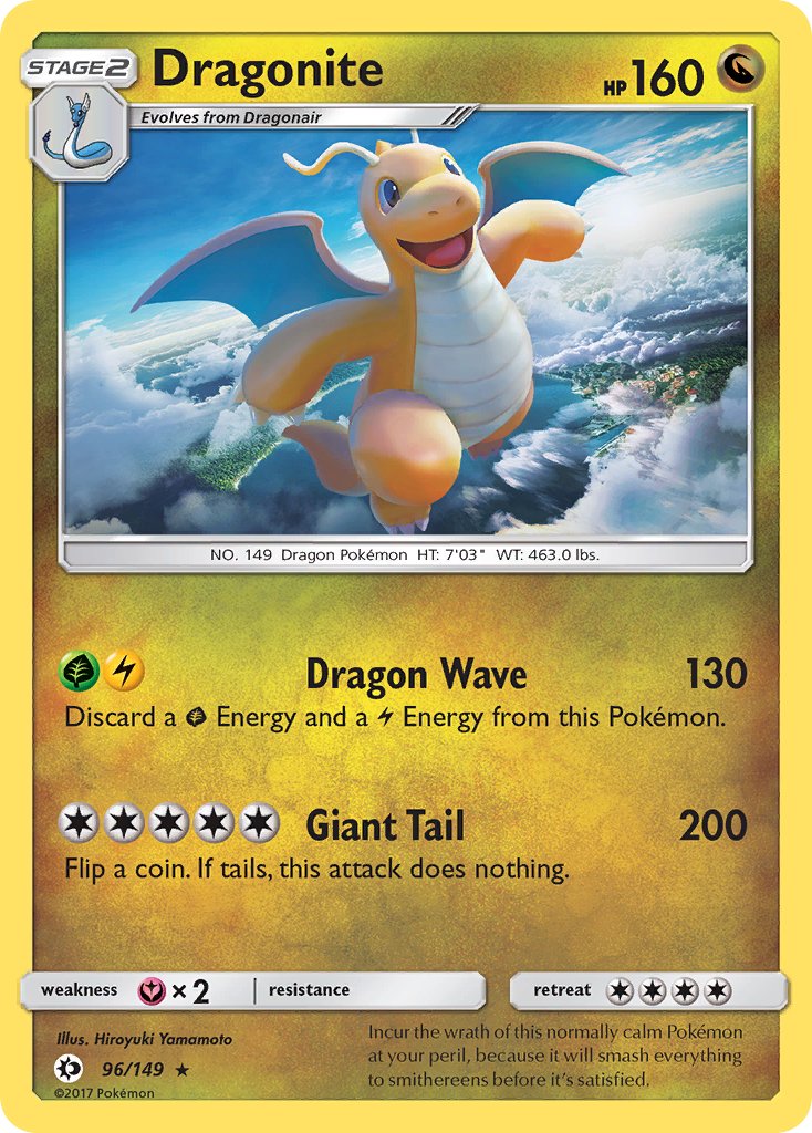 Dragonite 96/149 Cosmos Holo Two Mini Pack Blisters Exclusive - MissingNo.