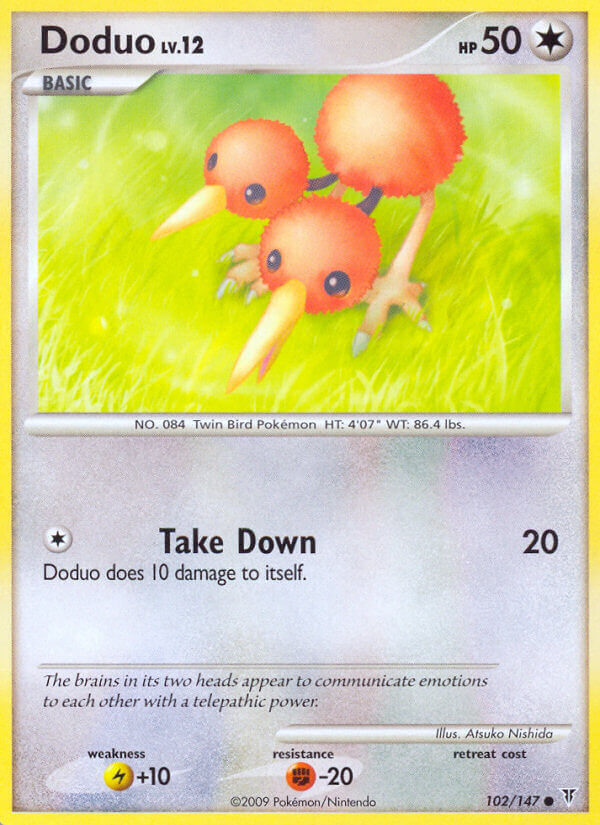 Doduo 102/147 Reverse Common - MissingNo.