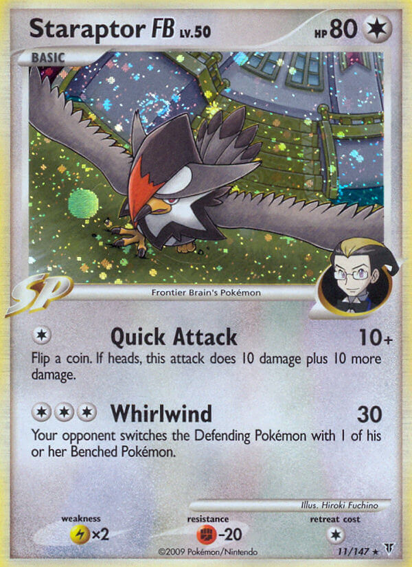 Staraptor FB 11/147 Holo Rare - MissingNo.