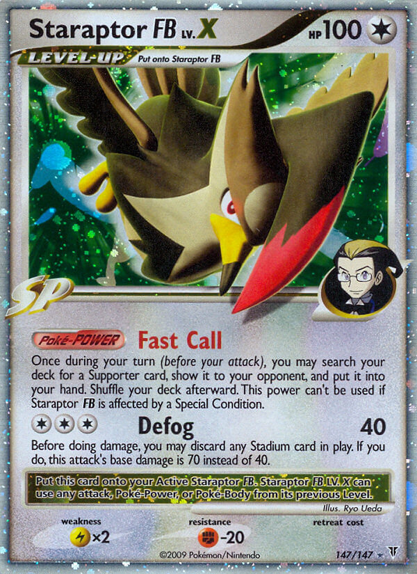Staraptor FB LV.X 147/147 Holo Rare LV.X - MissingNo.