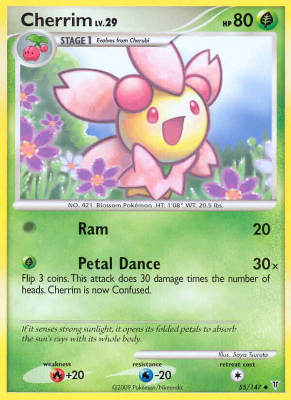 Cherrim 55/147 Reverse Uncommon - MissingNo.
