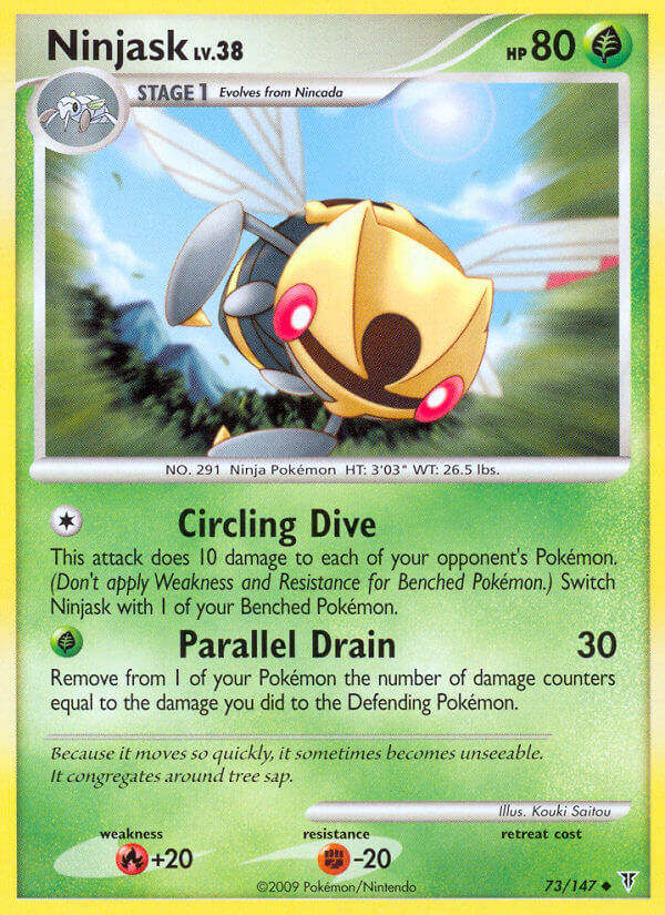 Ninjask 73/147 Uncommon - MissingNo.