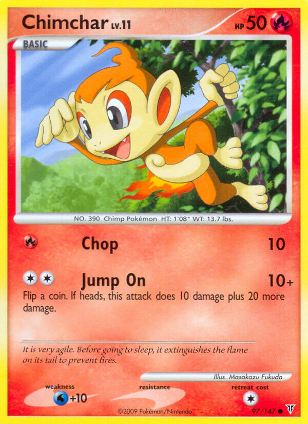Chimchar 97/147 Reverse Common - MissingNo.