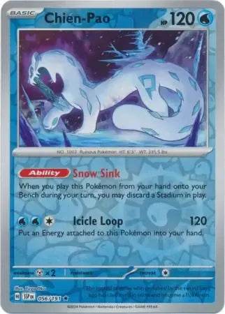Chien-Pao 56/191 Reverse Rare - MissingNo.