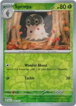 Spewpa 6/191 Reverse Common - MissingNo.