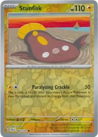 Stunfisk 64/191 Reverse Common - MissingNo.
