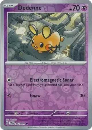 Dedenne 87/191 Reverse Common - MissingNo.