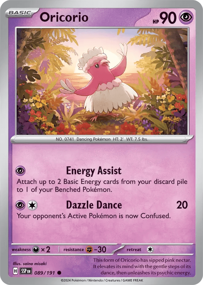 Oricorio 89/191 Common - MissingNo.