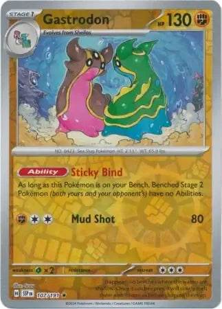 Gastrodon 107/191 Reverse Rare - MissingNo.