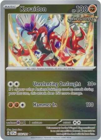 Koraidon 116/191 Reverse Uncommon - MissingNo.