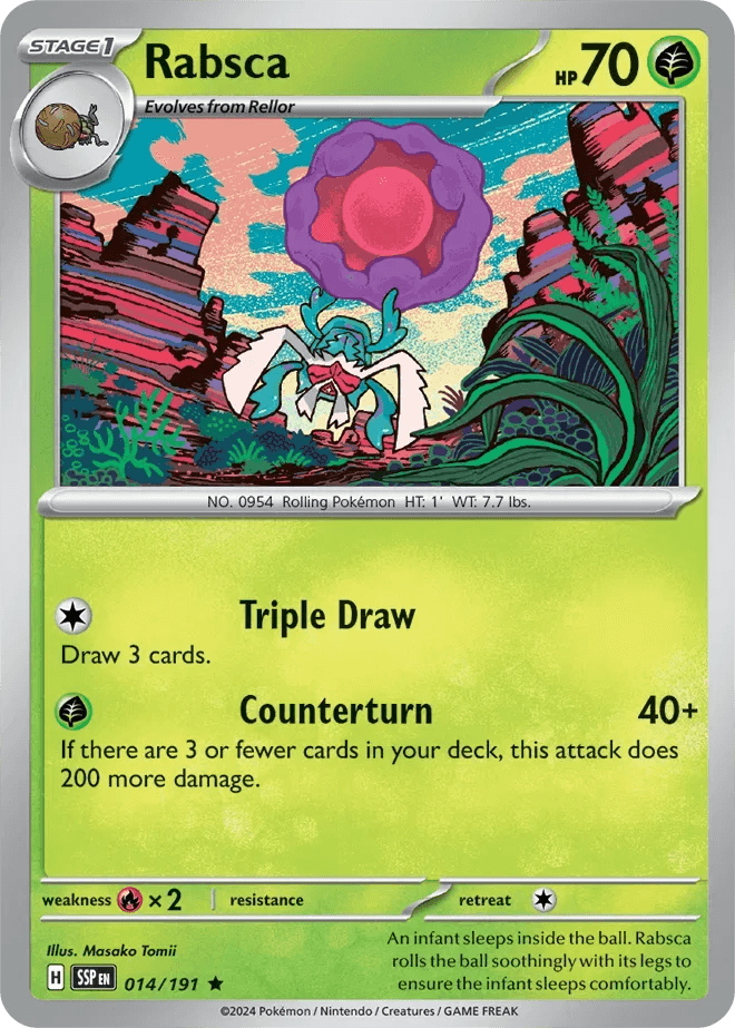 Rabsca 14/191 Holo Rare - MissingNo.