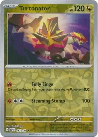 Turtonator 137/191 Reverse Uncommon - MissingNo.