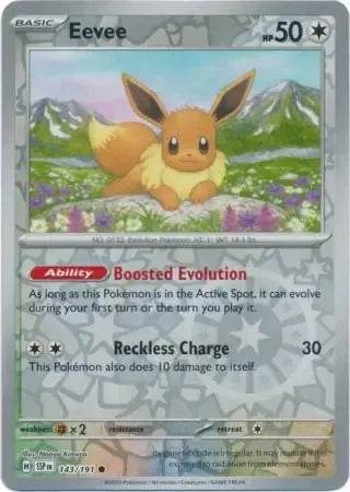 Eevee 143/191 Reverse Common - MissingNo.