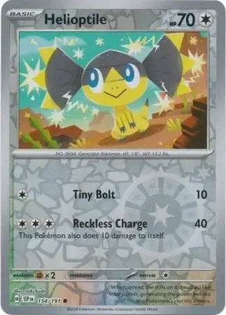 Helioptile 154/191 Reverse Common - MissingNo.