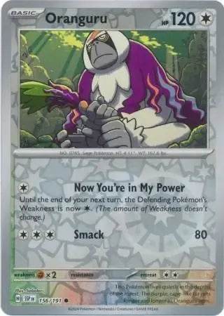 Oranguru 156/191 Reverse Common - MissingNo.