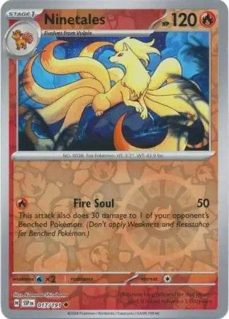 Ninetales 17/191 Reverse Uncommon - MissingNo.
