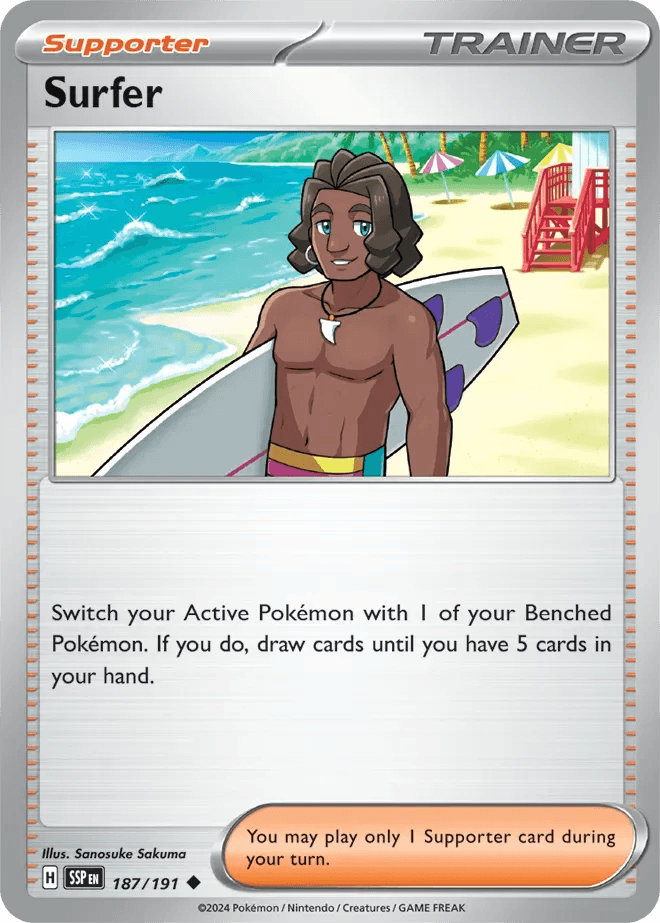 Surfer 187/191 Uncommon - MissingNo.