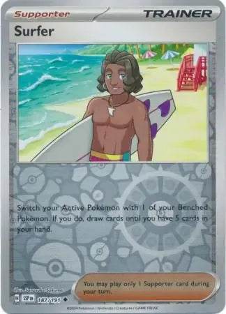 Surfer 187/191 Reverse Uncommon - MissingNo.